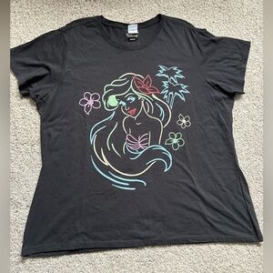 Disney Little Mermaid Graphic Tee Tshirt 3XL 100% Cotton